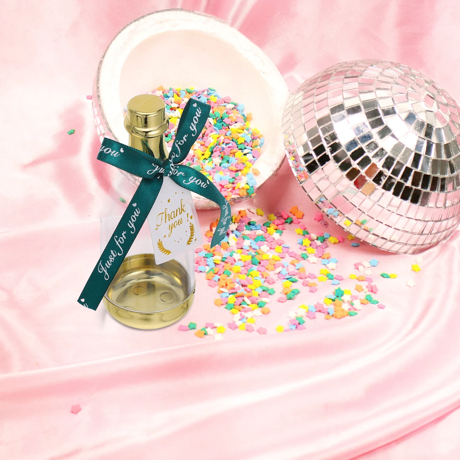 

12 Pcs Candy Box Shower Favor Bottles Shaped Boxes Birthday Wedding Party Favors Containers Plastic