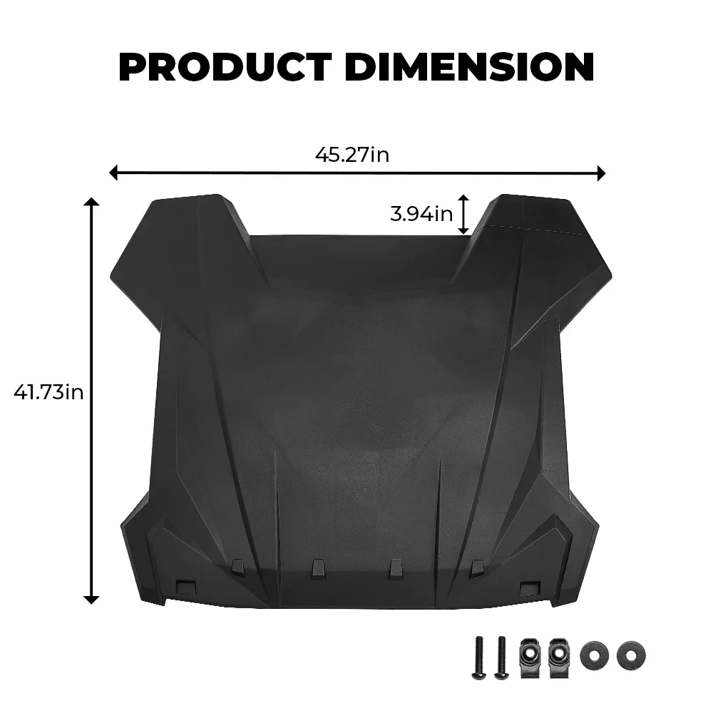 UTV RZR Plastic Hard Roof Top Compatible with Polaris RZR XP 1000, 900, Turbo, S 900, Trail S 900 2-Seater 2014-2023 #2883073