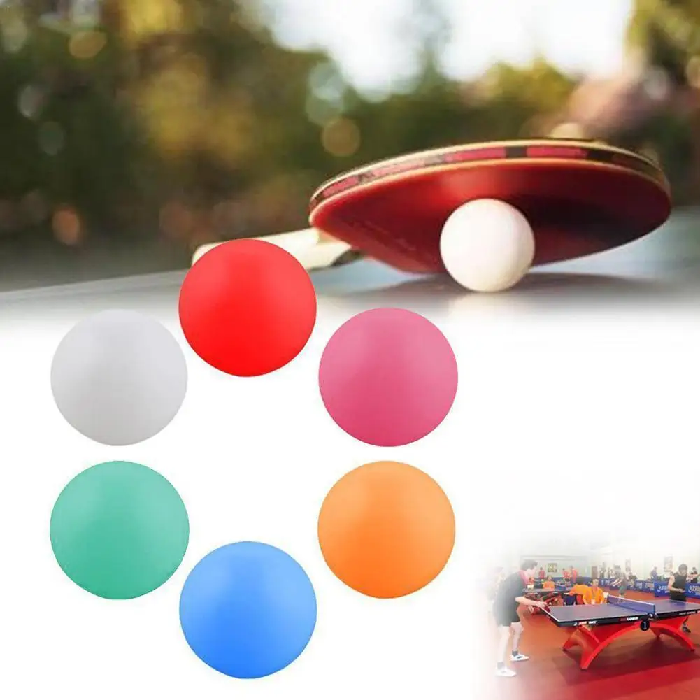 10PCS New Material Table Tennis Color Wordless Lottery Table Tennis Seamless High Hardness Ball Outdoor Sports