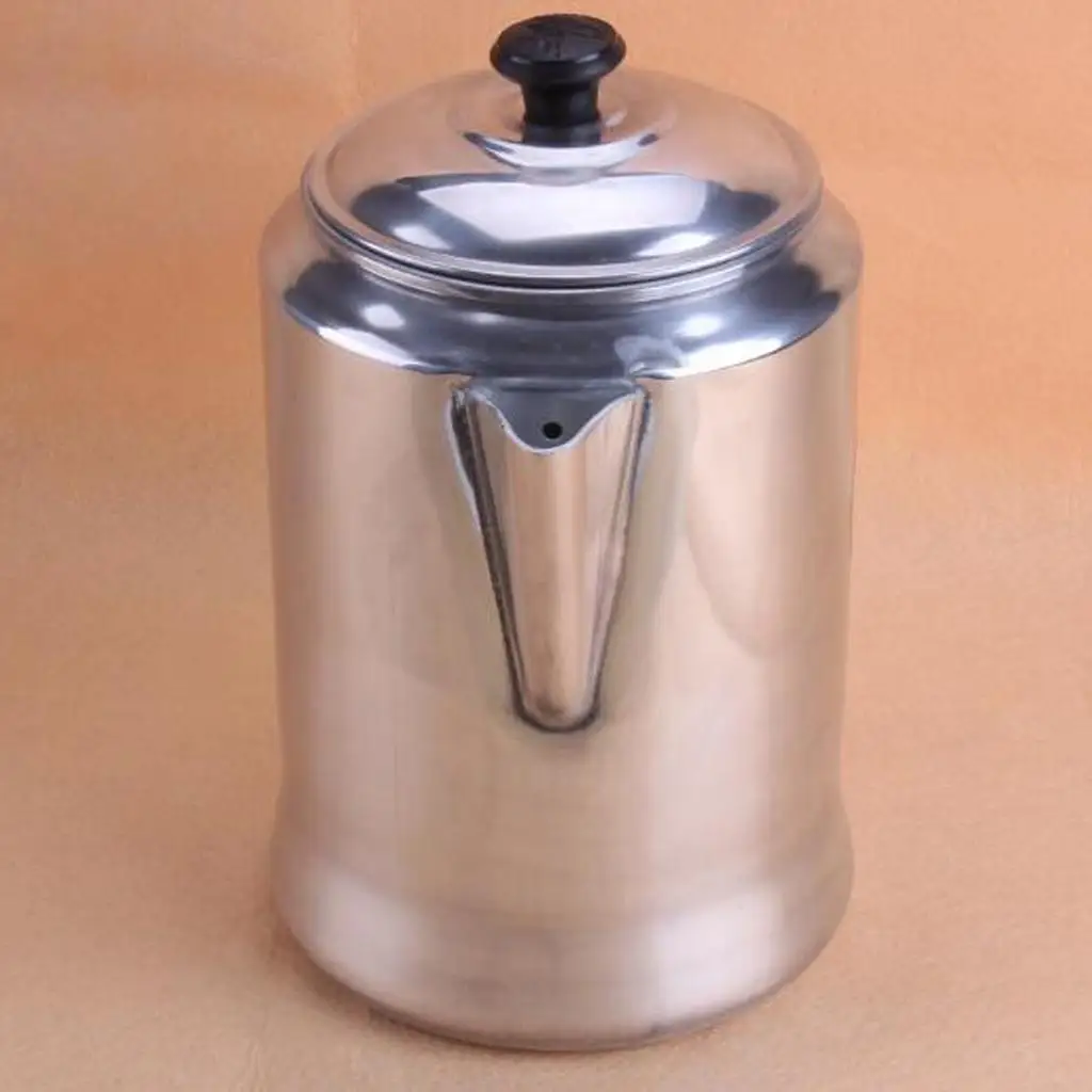 Camping Aluminum Coffee Pot Portable Water Kettle Large Capacity Percolator for Turkish and Arabic Coffee