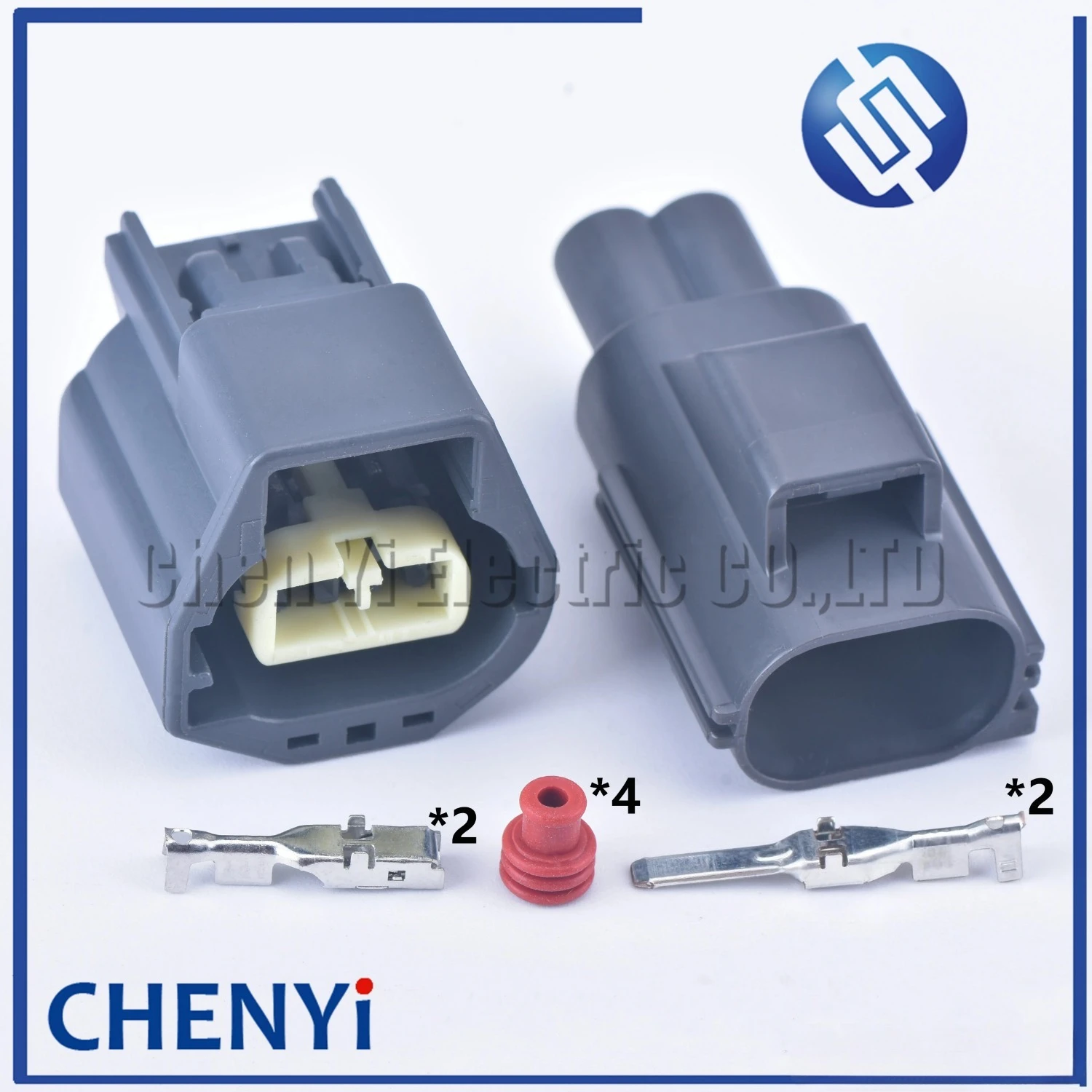 Conector Impermeable de 2 Pines para Bomba de Freno Electrónica Automotriz, Hembra o Macho, 7282-5575-10 7183-5575-10