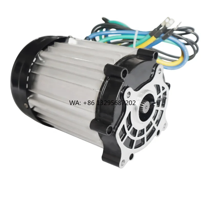 

High Power 4000W DC Brushless Motor 60v72V Permanent Magnet IP54 Cooling Fan Durable Square Wave Model for Electric Tricycle
