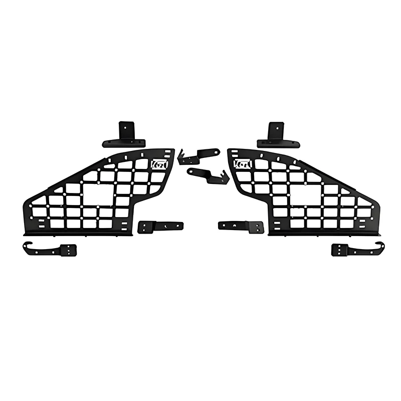 For Porsche Cayenne 957 2003-2010 Rear Boot Trunk Side Window Cargo Rack Storage Organizer Hanging Board Molle Panel view 6