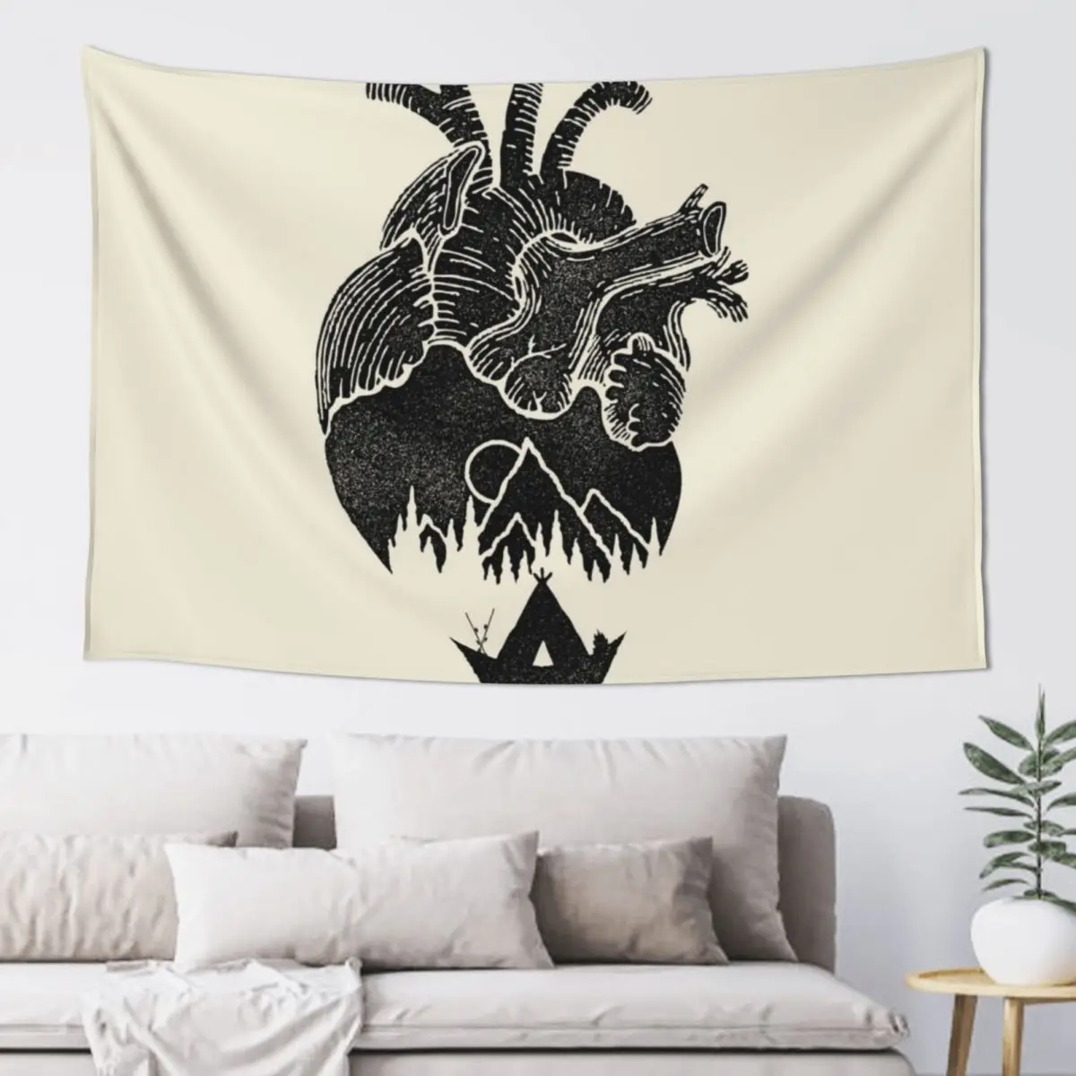 

Heart of Wanderer Tapestry Bedroom Deco Nordic Home Decor Tapestry