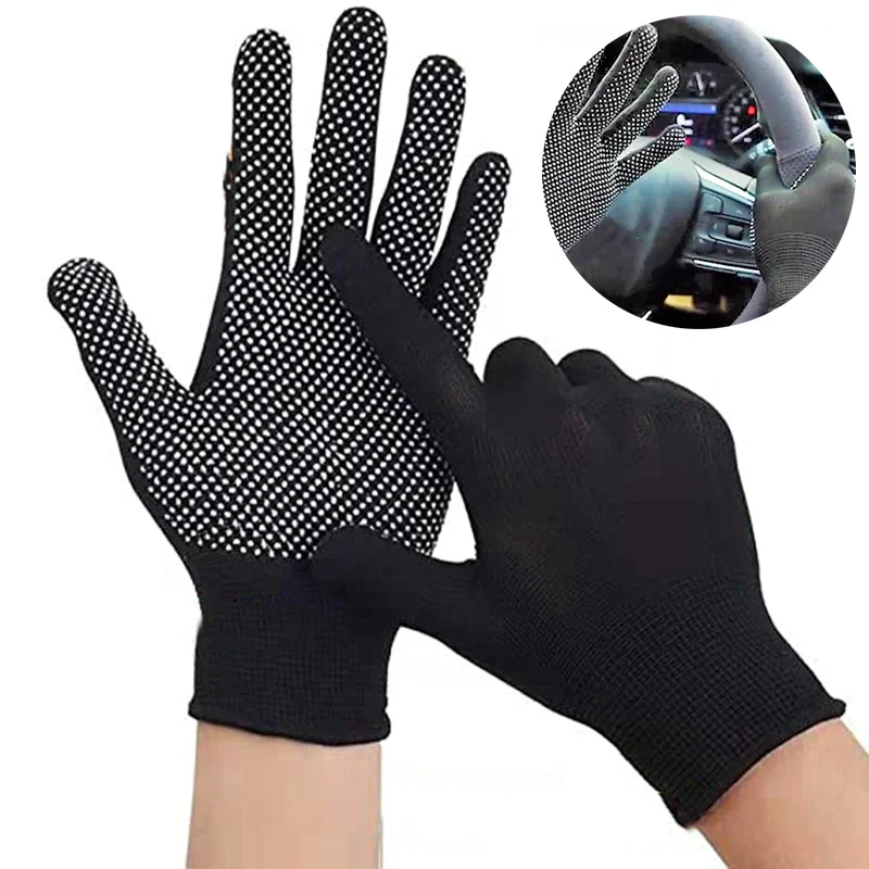 Guantes transpirables antideslizantes para coche y motocicleta, guantes ligeros finos para deportes de ciclismo, universales, 1 par