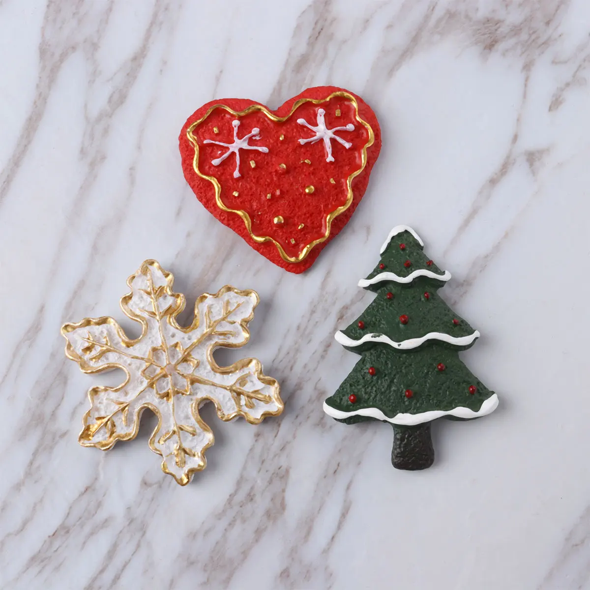 

3 PCS Fridge Magnets for Miniatures Stickers Kids Refrigerator Kitchen Christmas