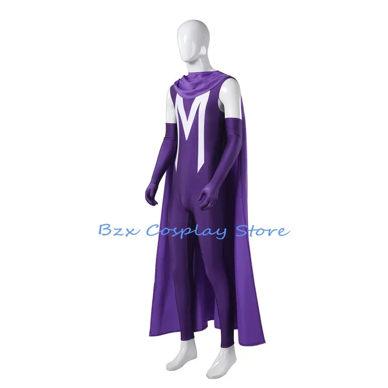 

COSda@Anime Magneto Cosplay 97 X Costume Fantasia Costume Disguise For Men Male Adult Jumpsuit glove Halloween Carnival Party Su