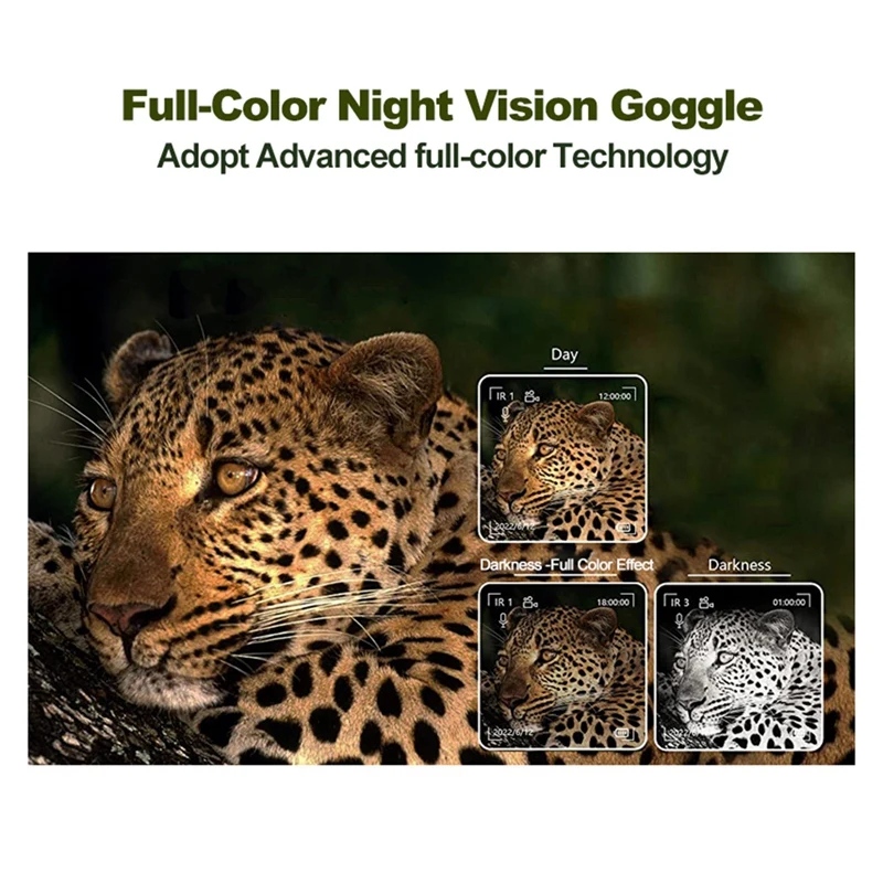 Cámara Digital 4K SLR Wifi visión nocturna a todo Color infrarrojo 10X Zoom Digital cámara de caza al aire libre soporte 5G 800M fácil de usar