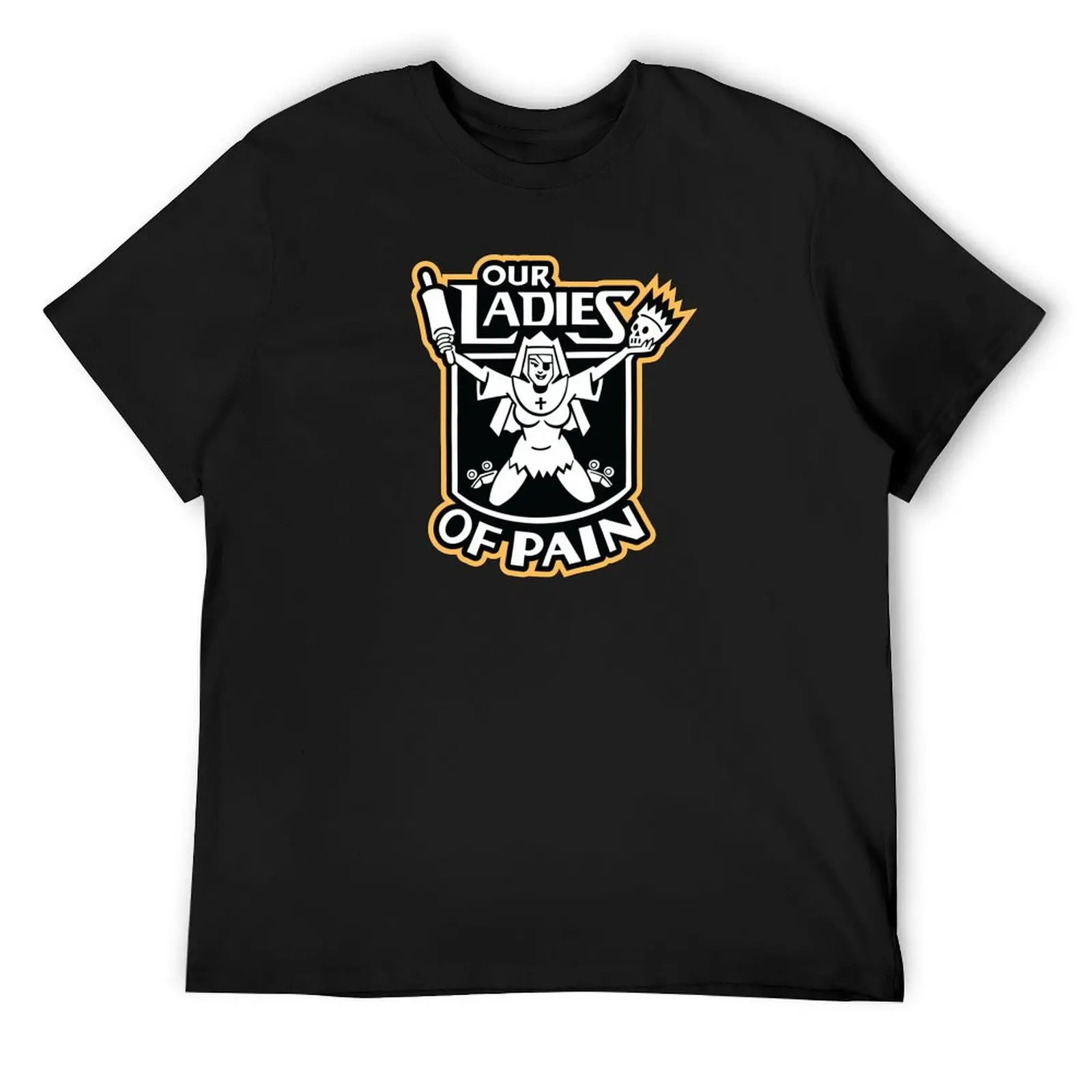 

Our Ladies of Pain logo T-Shirt Luxury man anime tshirt fashion shirts basketball graphic tees mens graphic t-shirts funny