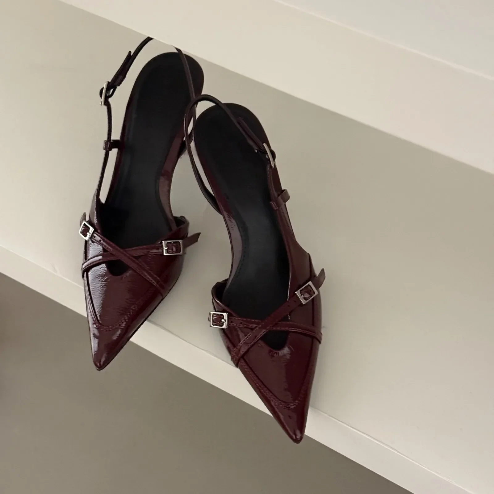 Woman Pumps Shoes high heel Summer Party Stiletto Heels Sexy Single Shoes Flight Woven Mesh Breathable Women's Zapatos De Mujer