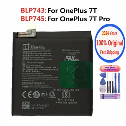 2024 Years BLP743 BLP745 Original Phone Battery For Oneplus 7T / 7T Pro One Plus 7T / 7T Pro 7TPro Battery Bateria Fast Shipping