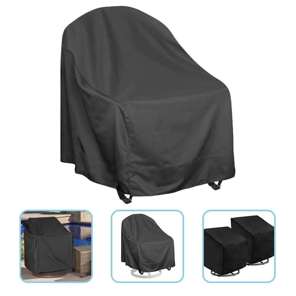 

Outdoor Swivel Patio Chair Cover Large Waterproof 210d Oxford Fabric Heavy Duty Protector for Patio Rocking Chairs Furniture