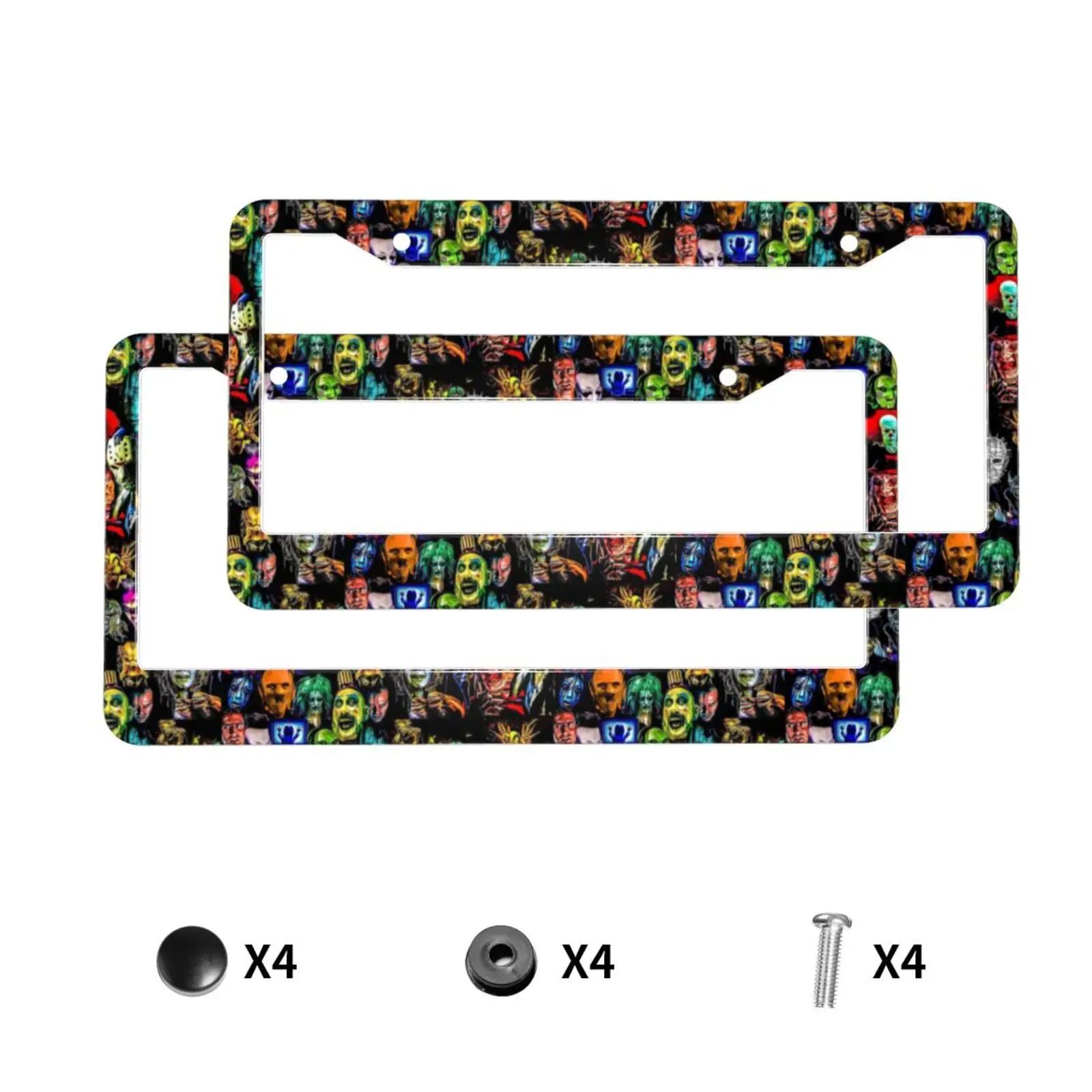 Horror Film Baddies Legends Alien Ripley License Plate Frame Quality Aluminum Novelty License Plate Universal Vehicles Standard