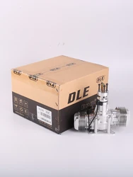 DLE New Original DLE 40CC Gasoline Petrol Engine Twin Cylinder DLE40 for RC Airplane Side Exhaust Natural Wind Cold Hand Start