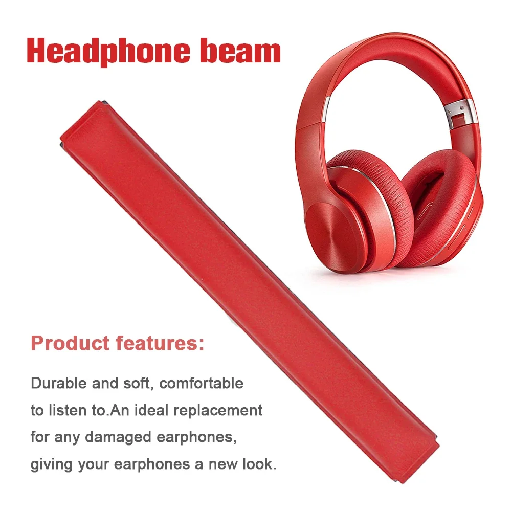 Replacement Headphone Leather Head Beam Headband Cushion Pad Suitable for Edifier W820BT W828NB Headset Soft Sponge Beams