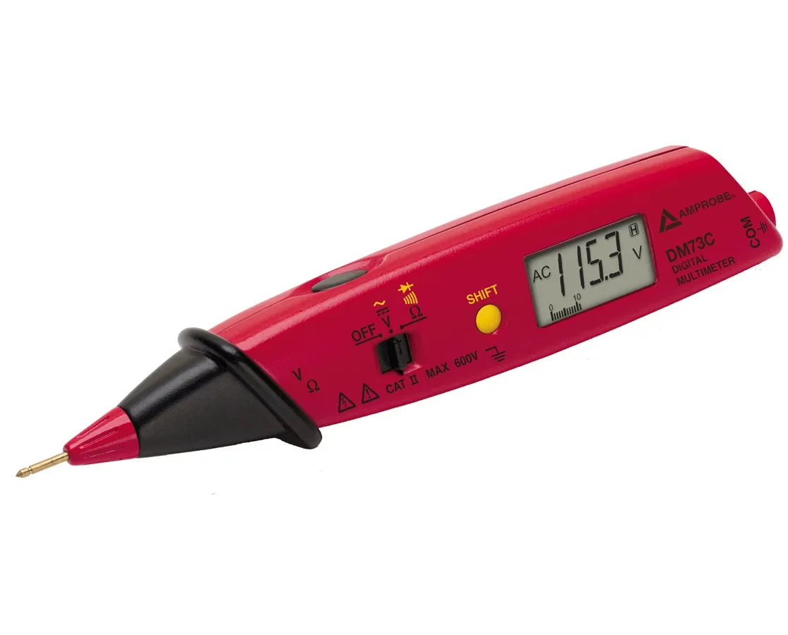 BEHA-AMPROBE DM73C Pen Probe Style Digital Multimeter, 3400 Count, Average, Auto Range, 3.75 Digit