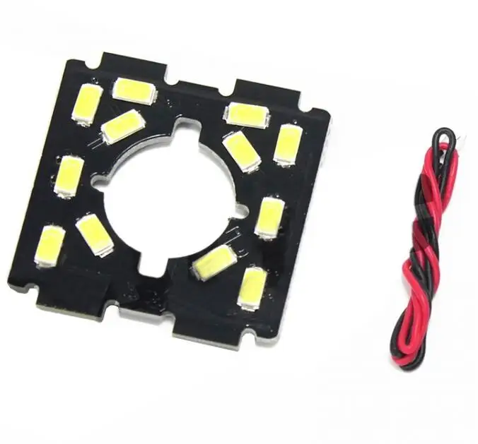 LANTIAN LED Camera Mount Fixing Board  Highlight 12 LED Lights Board for QAV250 280 220 Quadcopter Night Navigation RC
