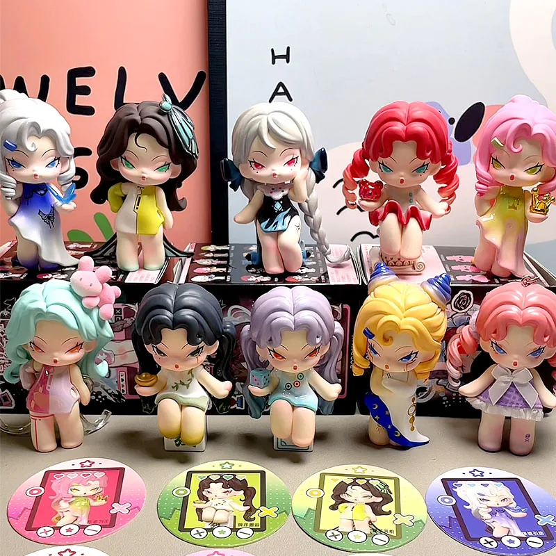 DoDo Nami Virtual World Series Blind Box, Figura de Acción de Nami, Bolsa Sorpresa, Figura de Anime Cool Girl, Caja Misteriosa, Modelo Decorativo, Juguetes