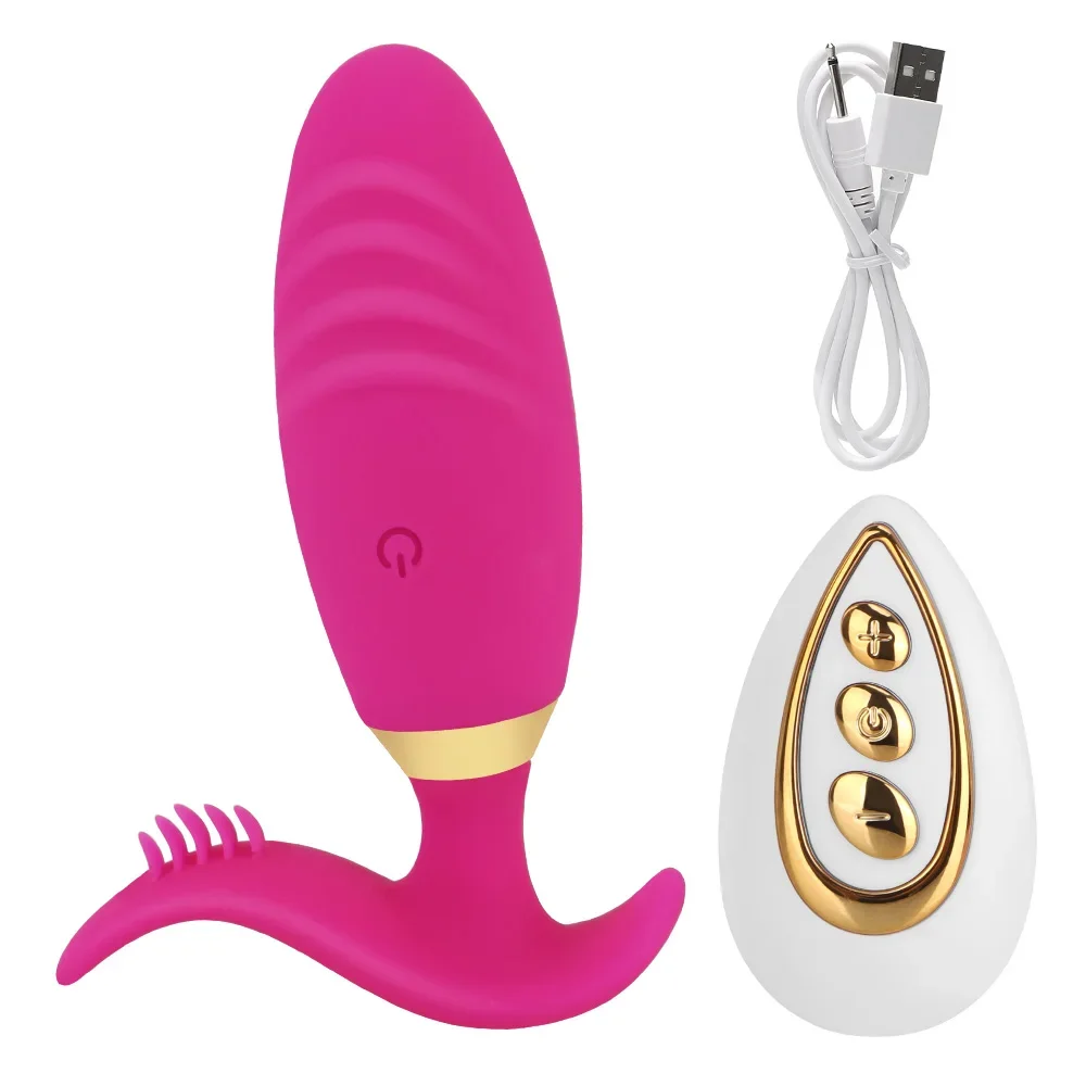 Anal Plug Removable Butt Plug Stimulator Vaginal Clitoris Wireless Vibrator Remote Control Erotic Invisible Sex Toys Dildos 18+