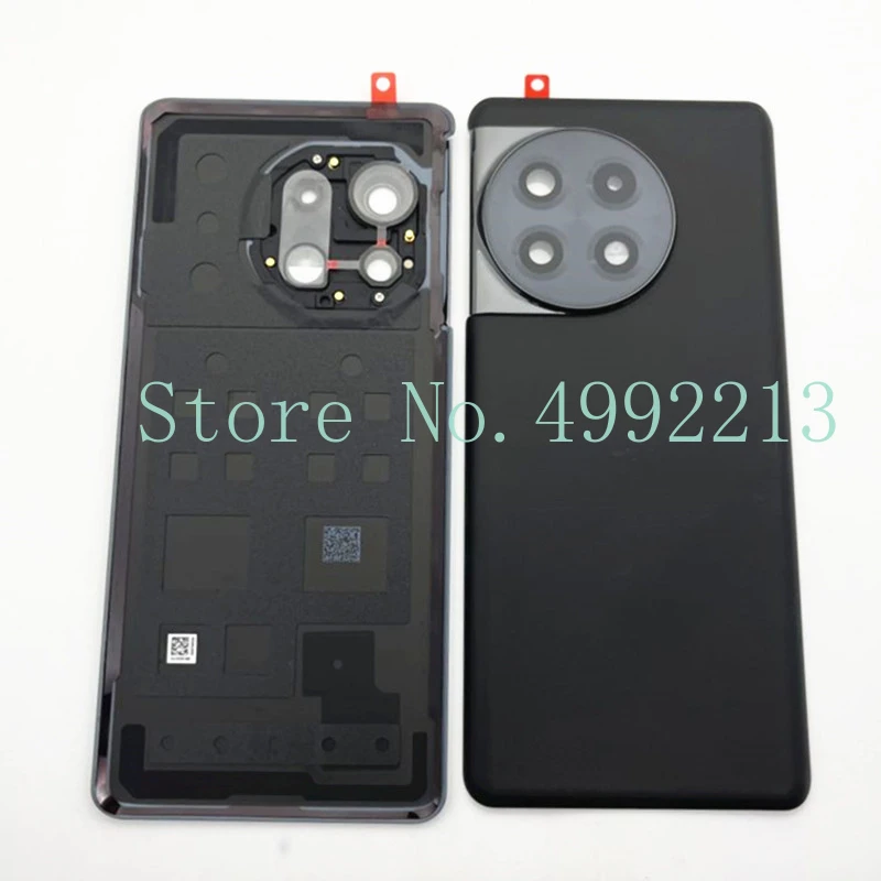 With Camera Lens Adhesive For OnePlus 11R / Ace 2  Battery Cover Glass  Solid Back Door Lid Rear Housing Panel Case