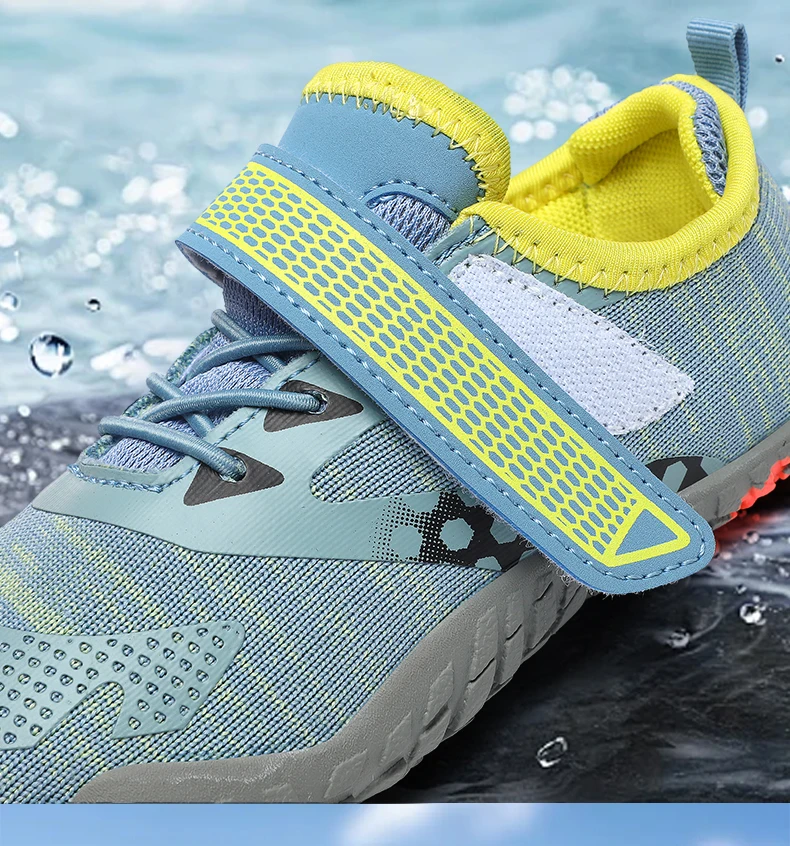 Kinder Aqua Schuhe Schnell trocknend Strand Barfuß Wasser Schuhe Jungen Mädchen Turnschuhe Schwimmen Bootfahren Outdoor Waten Sport Schuhe – Detail 4