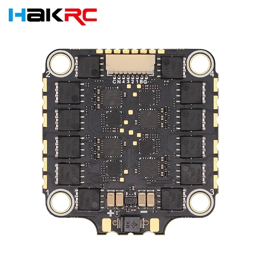 HAKRC 8/32BIT 50/65A BLHel/AT4G_Multi_32.9 4in1 Brushless ESC DShot 150/300/600 PWM / Oneshot 30x30mm for RC FPV Racing Drone