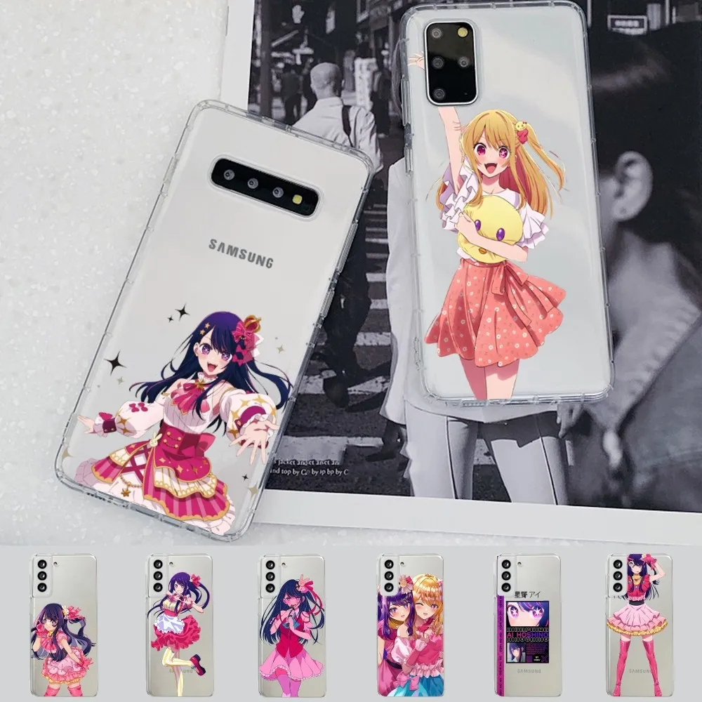 Hoshino Ai Oshi No Ko Phone Case For Samsung A12 21 30 31 51 52 70 71 For Redmi8 9 10 For Honor10 70 50 Clear Case