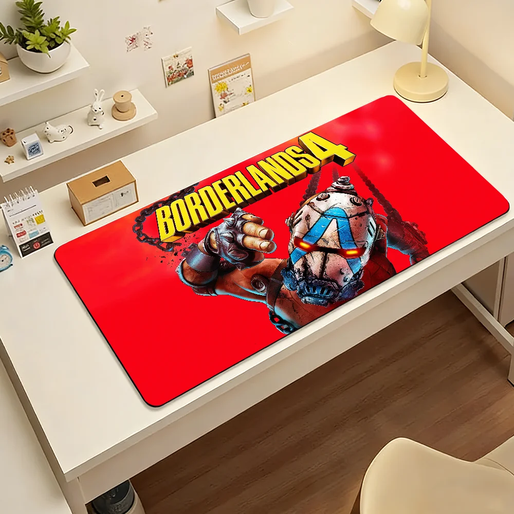 Game B-Borderlands-S Mouse Pad Large Non-Slip Waterproof Mat Stitched Edge Keyboard Pad for Gaming Daily Office