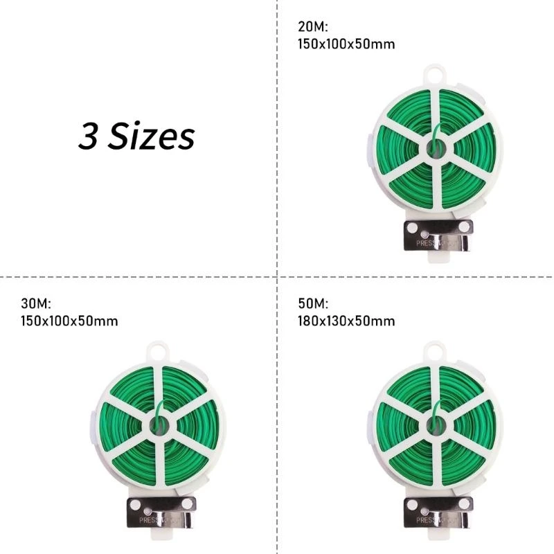 Colorful Plastic Covered Plant Support Wires For Horticulture Use Various Length Option A2BB