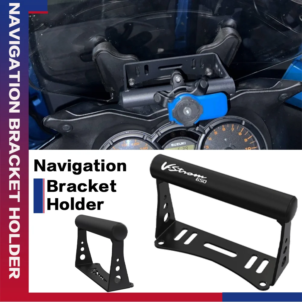 DL650 VStrom Motorcycles Accessories For Suzuki V-strom DL/dl 650/ABS Vstrom 2004-2011 2009 2010 Navigation Phone Mount Bracket