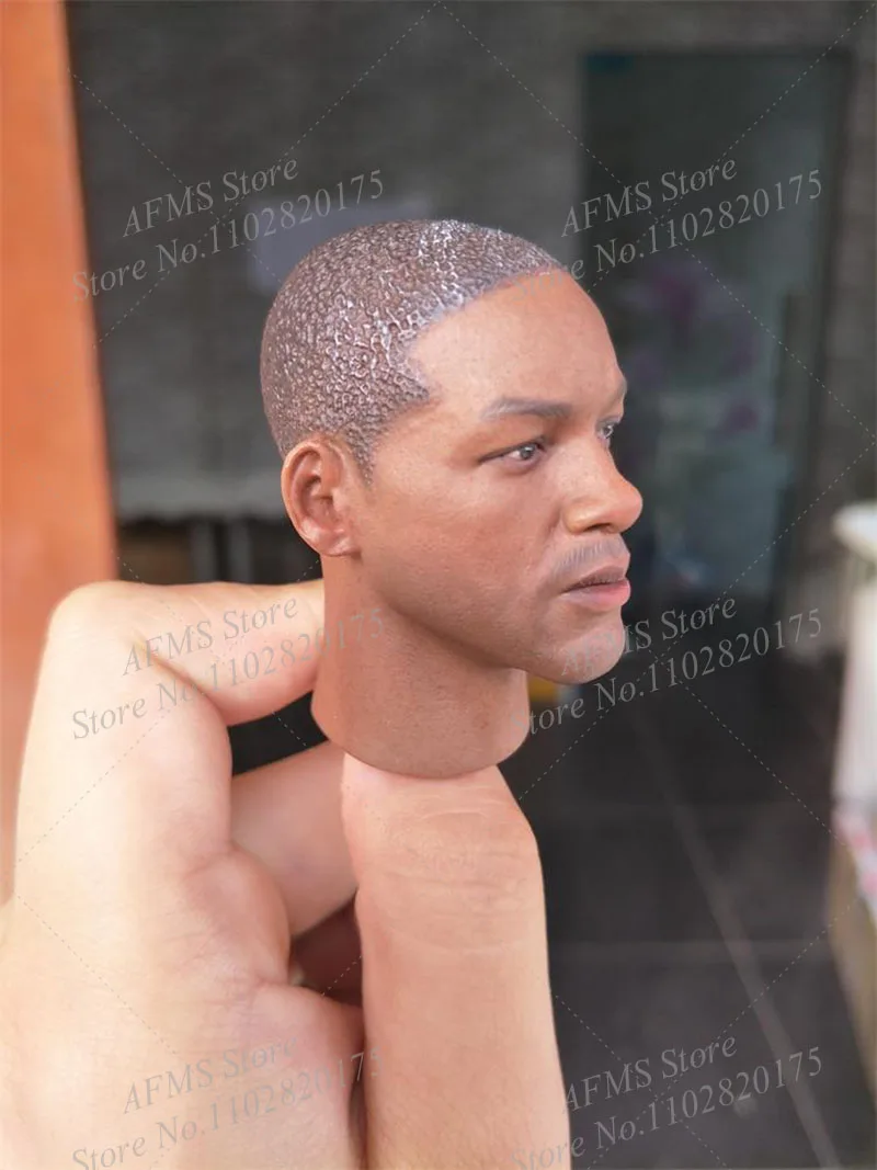 Figura colecionável em escala 1/6, escultura de cabeça will smith, bonecas lendárias, homens em preto, para homens de 12 espaços, corpo de figura de ação de soldado