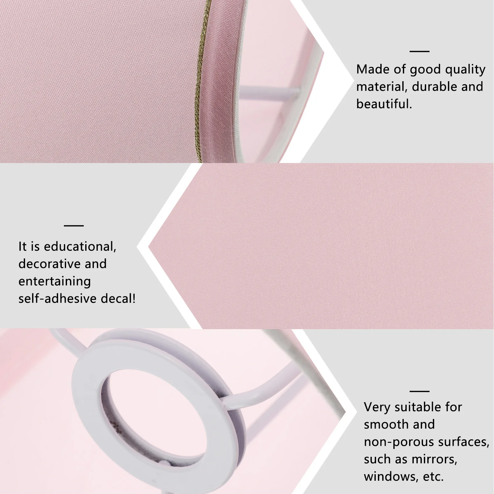 

1pc Cloth Lampshade Lightweight Dustproof Modern Design For Ceiling Table Floor Wall Lamp Cover Easy Install Home Office Decor