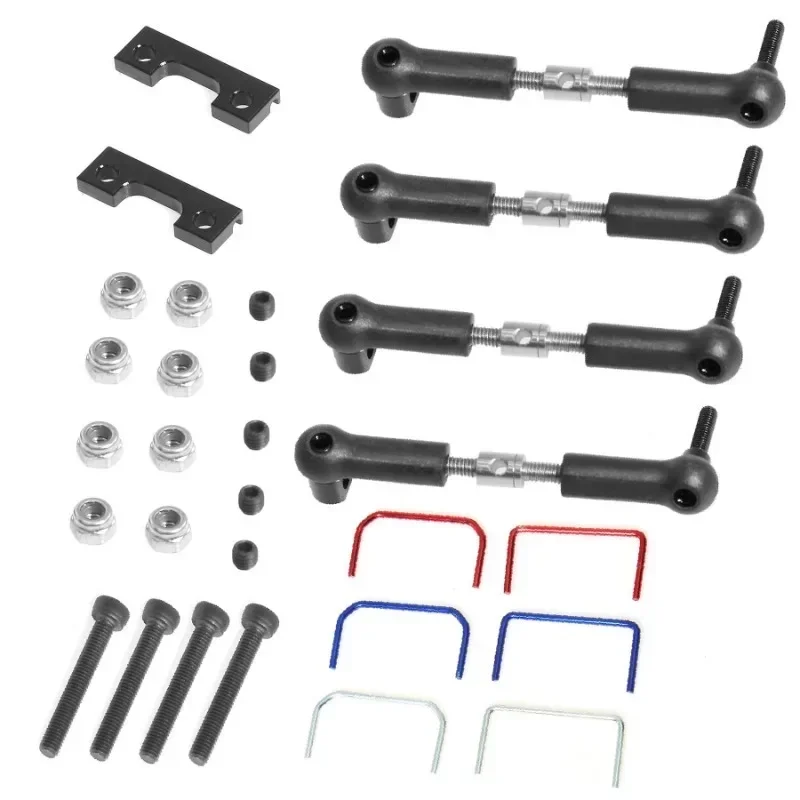 

RC car Front and Rear Wide Sway Bar Anti Roll Bar Kit for Trxs 1/16 Slash E-Revo RC Car Upgrade Parts Accessories