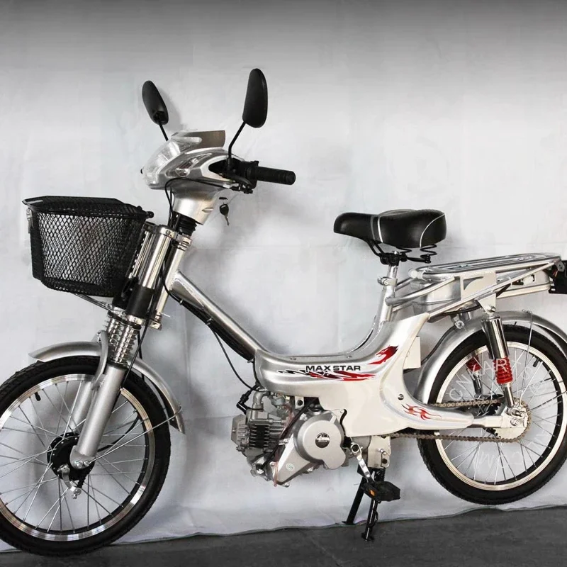 Gas electric bike with 49cc engine 20 22 24 wheels with pedals