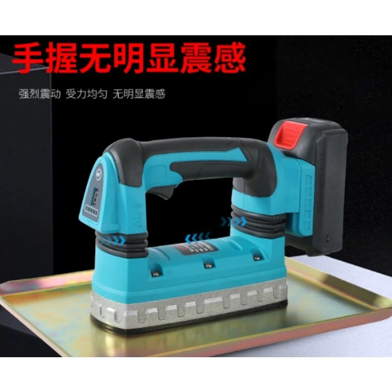 21V Lithium Battery Portable Concrete Polisher Rechargeable Small Formwork Vibrator Cement Finishing Machine