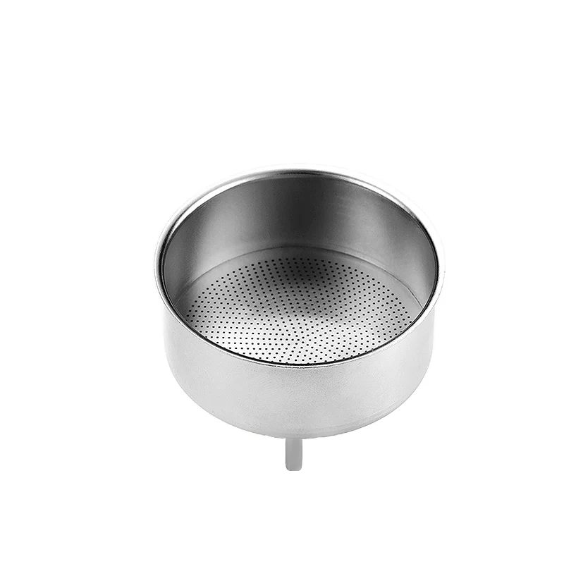 وعاء مسحوق القهوة من الفولاذ المقاوم للصدأ من بينكو، ملحقات وعاء موكا، صمام مزدوج وثلاثي، فتحة مسحوق شاملة من الفولاذ الكامل