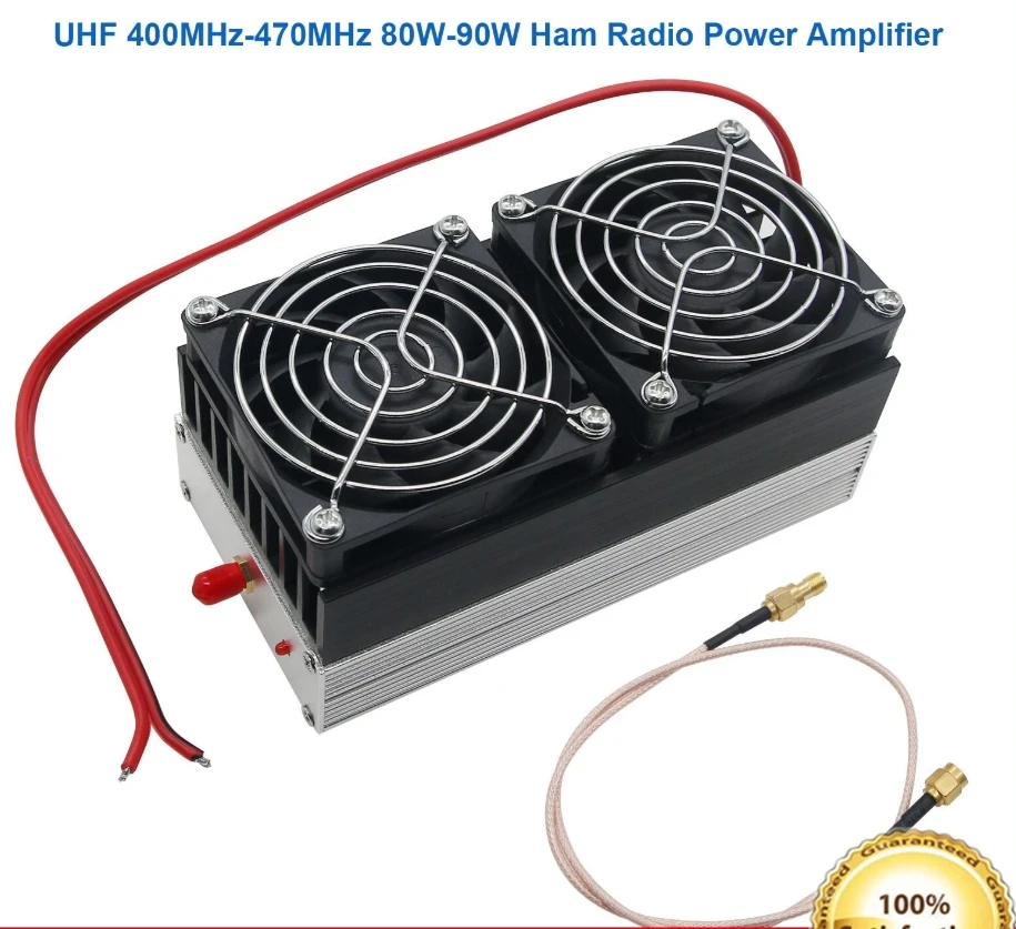 80W-90W Interphone Car Radio Power Amplifier 400MHz-470MHz Ham Radio Power Amplifier FM Radio Amplifier