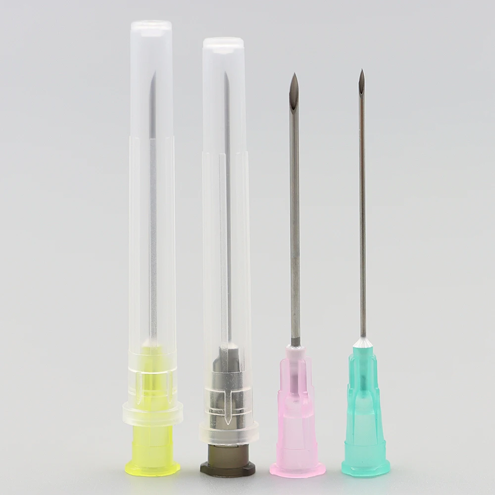 Imagem -05 - Agulha de Injeção Pontiagudos com Tampa Transparente Cola Ferramenta Seringa Embalada Individualmente Acessórios Dispensadores 50 Pcs