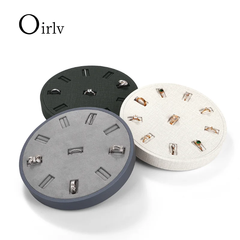 

Oirlv Modern Ring Display Stand - Minimalist Design, Multi - Color Options, Ideal for Jewelry Showcasing Organizer Jeweler Tray