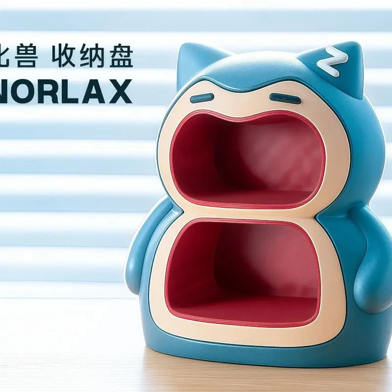 

Аниме Pokemon Snorlax двухслойный ящик для хранения украшения настольные украшения большой емкости ящик для ключей милые аксессуары подарок