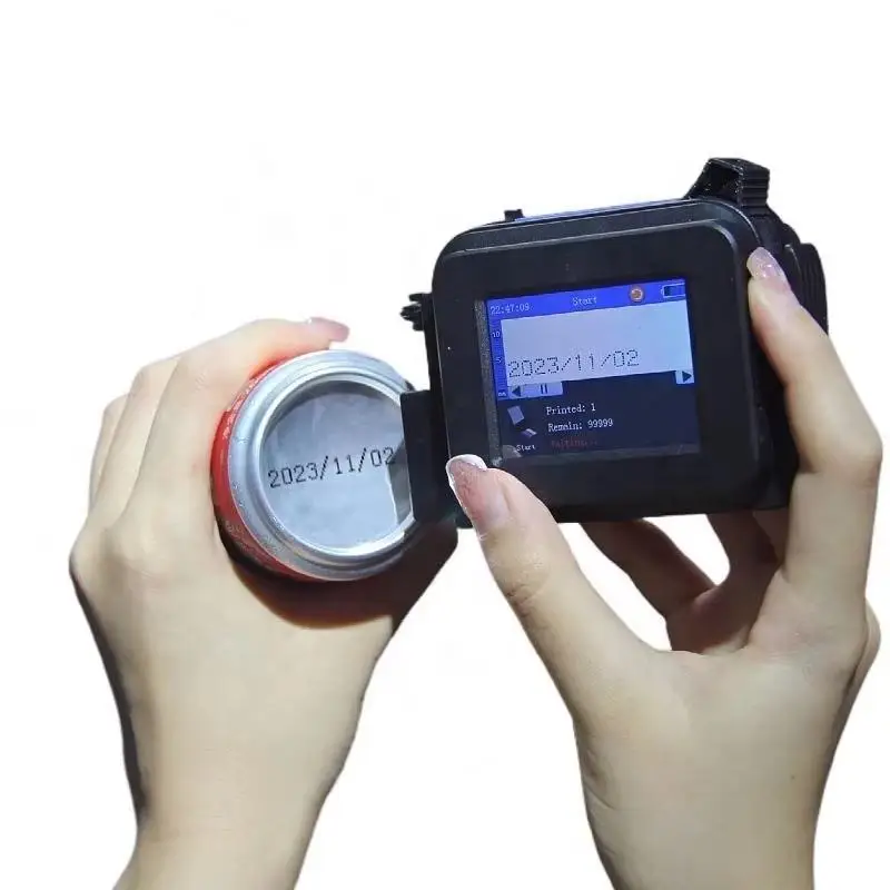 Mini handheld printer portable inkjet printer color logo valid period code printing machine with quick drying ink