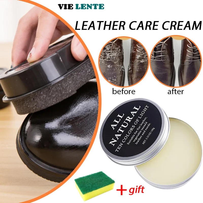 30/100ml Leather Care Cream Leather Shoe Bags Maintenance Furniture Automotive Interior Care Cream Household Items Detergent