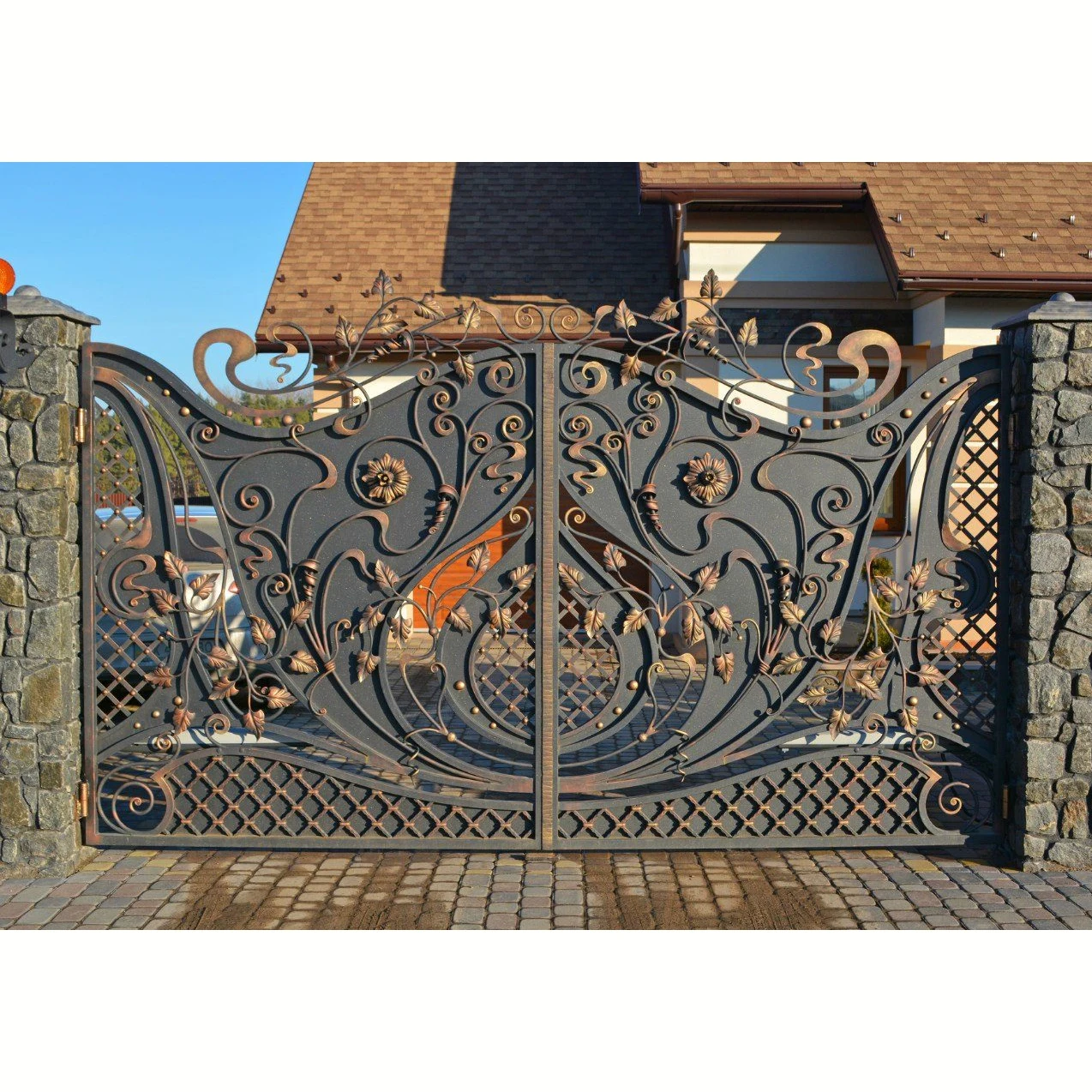 Wrought Iron Main Gate Designs