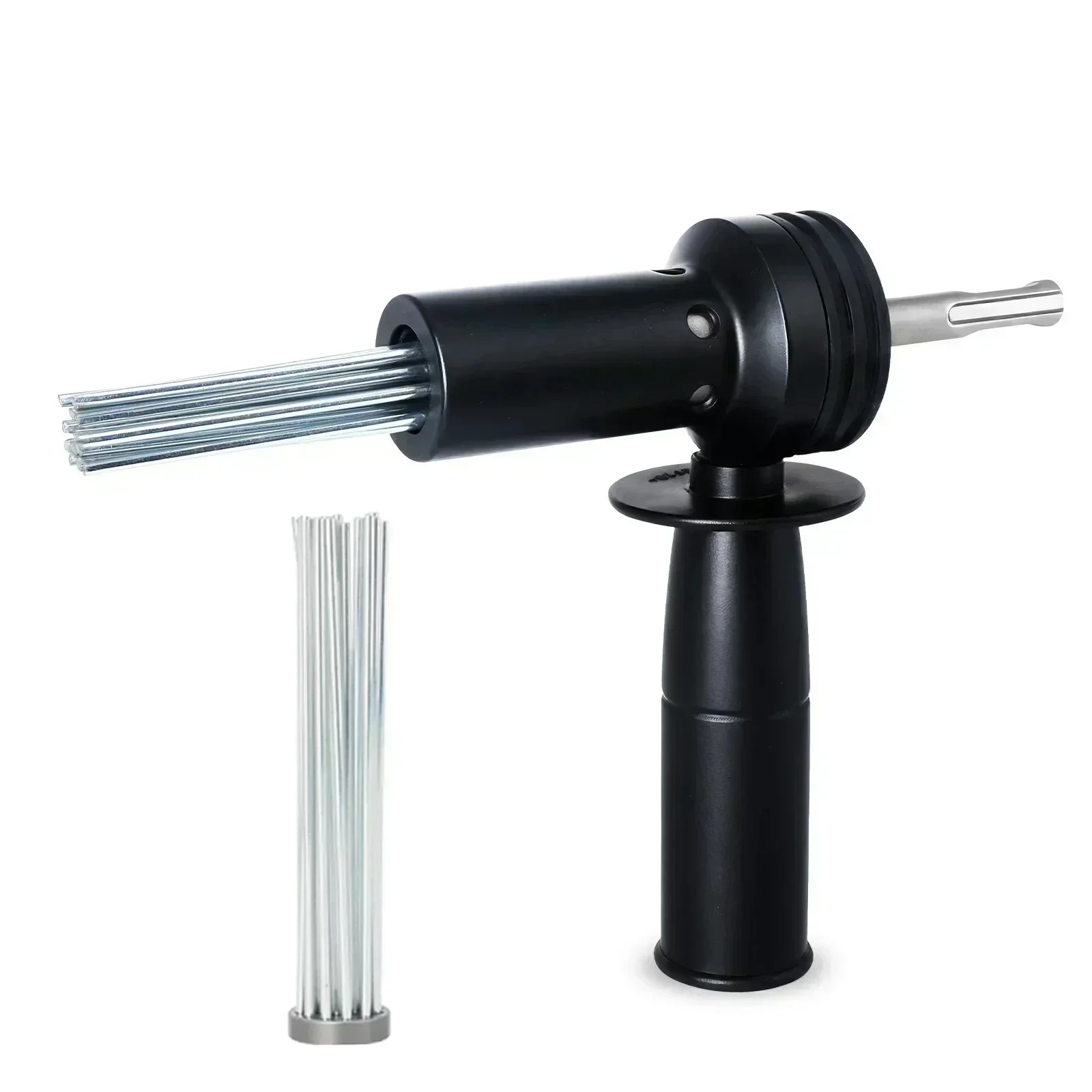 Electric Hammer Needle Scaler Adapter With SDS Interface For Rust Removal Masonry Drilling And Concrete Preparation