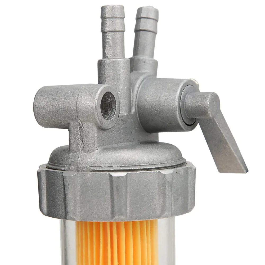 1PC Fuel Oil Filter For Diesel Generator Engine 186FA 178FA 186F 5KW ABS Yellow + Gray Light Equipment Generator Cleaning Tool