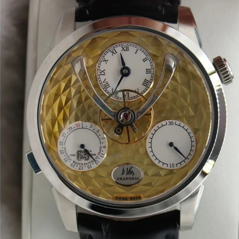 Shanghai Watches Qiong Jing Sky Dome Men's Watch 65th Anniversary Limited Edition 43mm Automatic Mechanical Watch Sapphire Watch