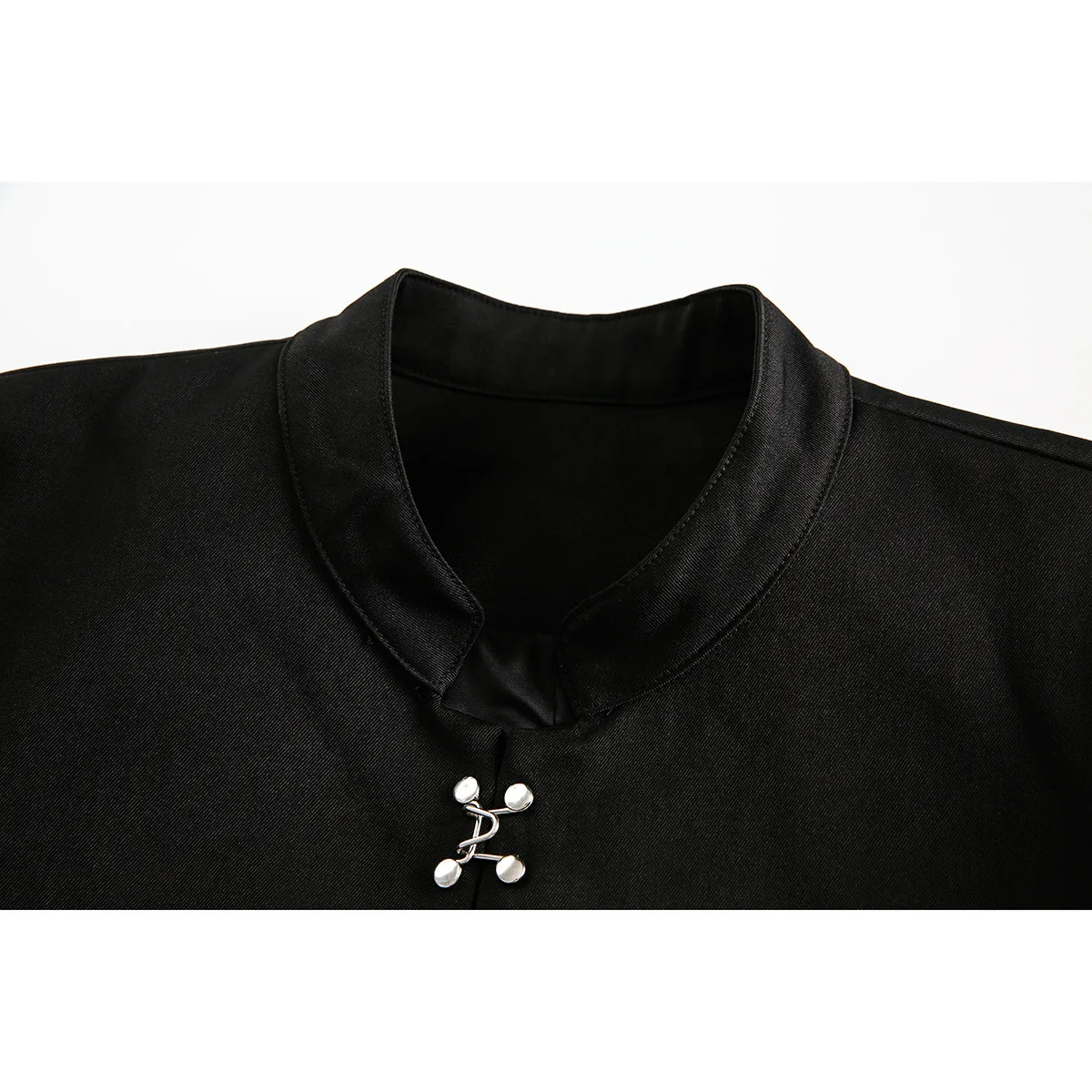 

Retro Chinese Sle Men's Jaet Loose Outerwear Small Stand Collar Suit Blahoop Design Sensation New Chinese Sle