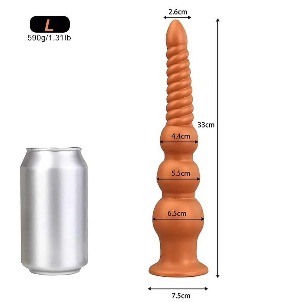 Plug anale in silicone per massaggio prostatico e confortevole_voghion.com