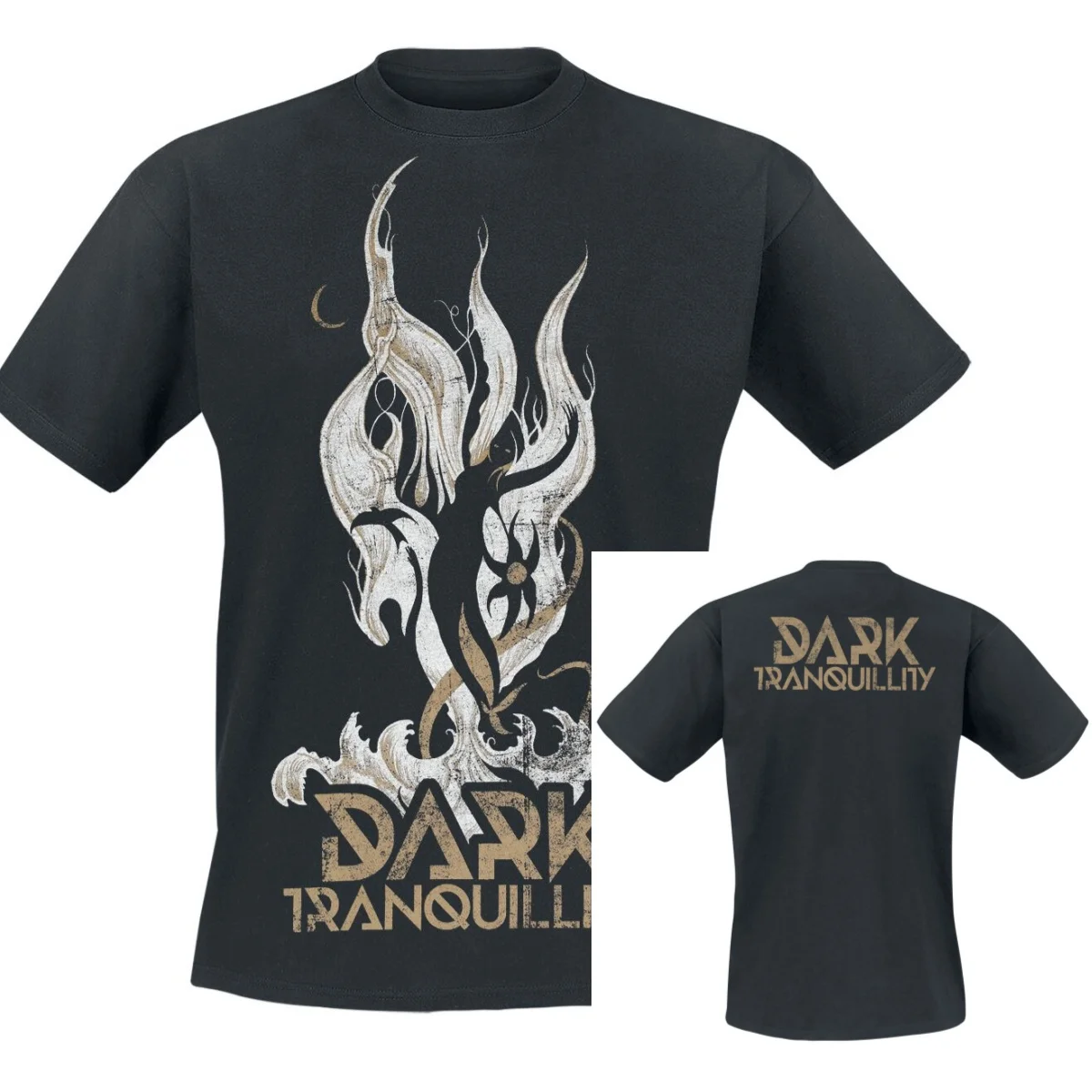 T-Shirt Neuronal Fire Dark Tranquillity Band, 100% coton, t-shirt graphique pour hommes et femmes, Streetwear d'été