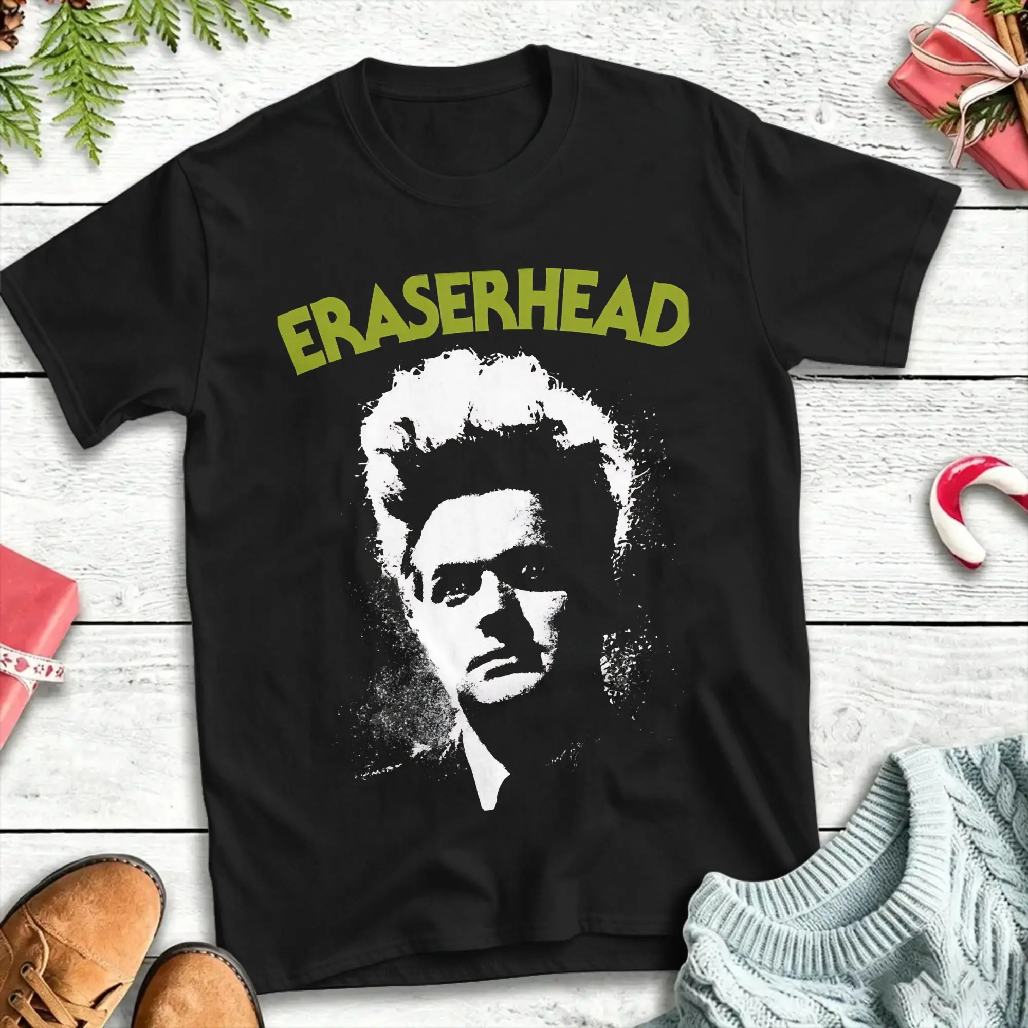 Eraserhead David Lynch T-Shirt Summer  Pure Cotton T-Shirts For Man Casual Tshirt Short Sleeve Y2K Funny Tees
